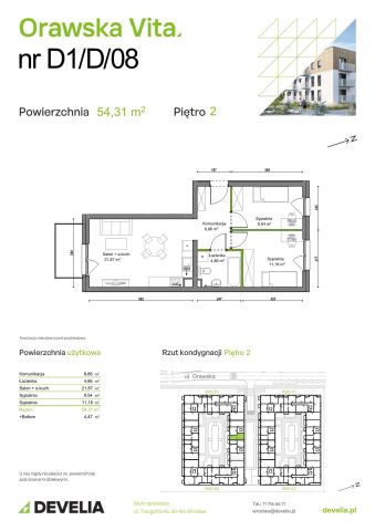 Mieszkanie 3-pokojowe Wrocław Ołtaszyn, ul. Orawska. Zdjęcie 8