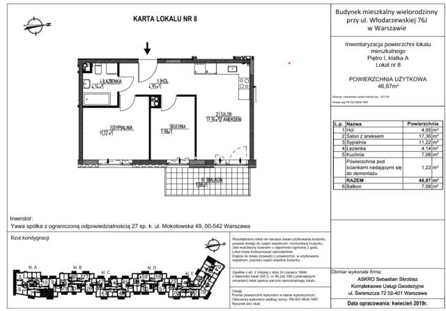 Mieszkanie 3-pokojowe Warszawa Ochota, ul. Włodarzewska. Zdjęcie 23