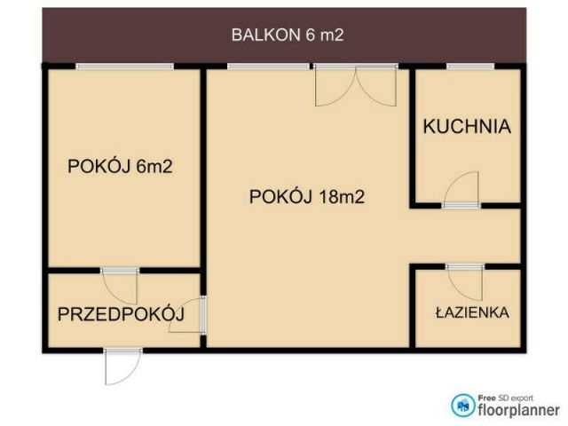 Mieszkanie 2-pokojowe Wrocław Śródmieście. Zdjęcie 1
