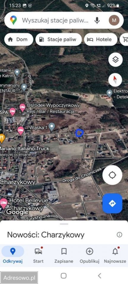 Działka budowlana Charzykowy, ul. Wąska. Zdjęcie 2