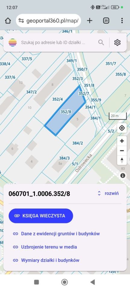 Działka budowlana Kraśnik Centrum, ul. Willowa. Zdjęcie 2