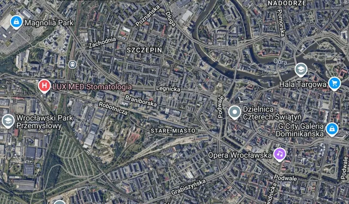 Mieszkanie 3-pokojowe Wrocław Stare Miasto, ul. Braniborska