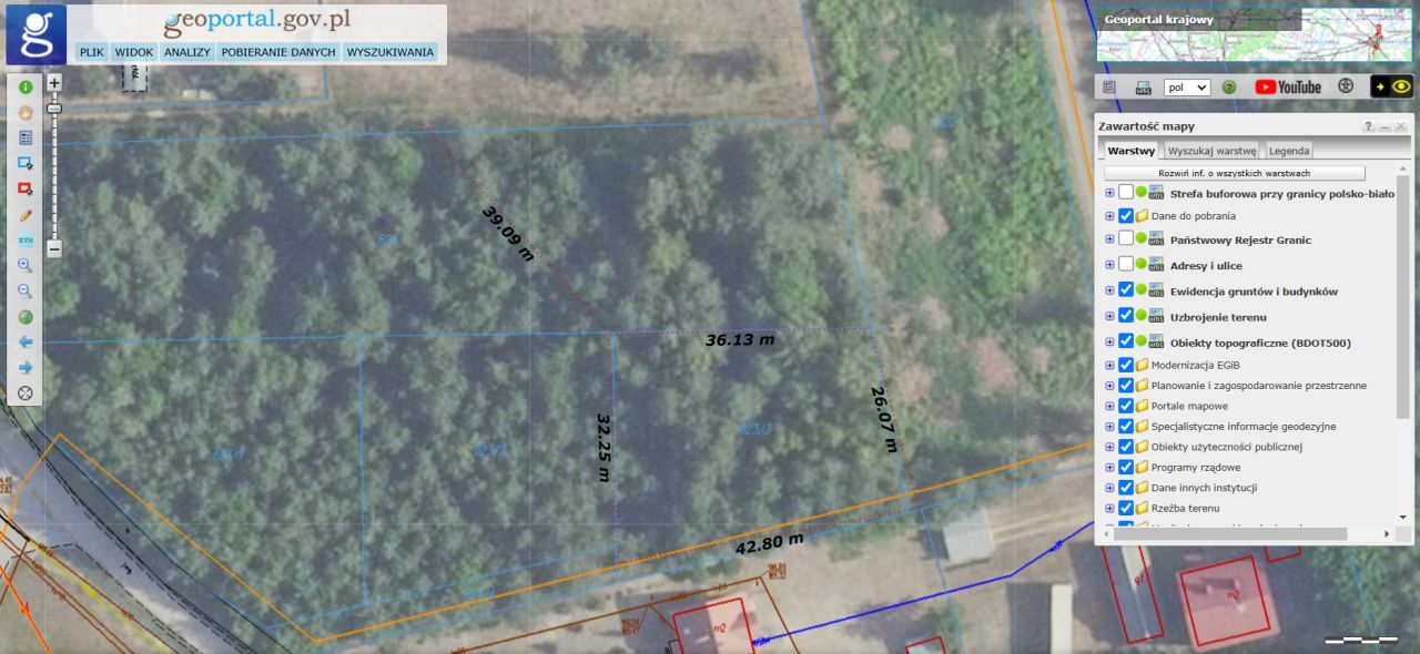 Działka budowlana Huta Komorowska Dołek. Zdjęcie 8