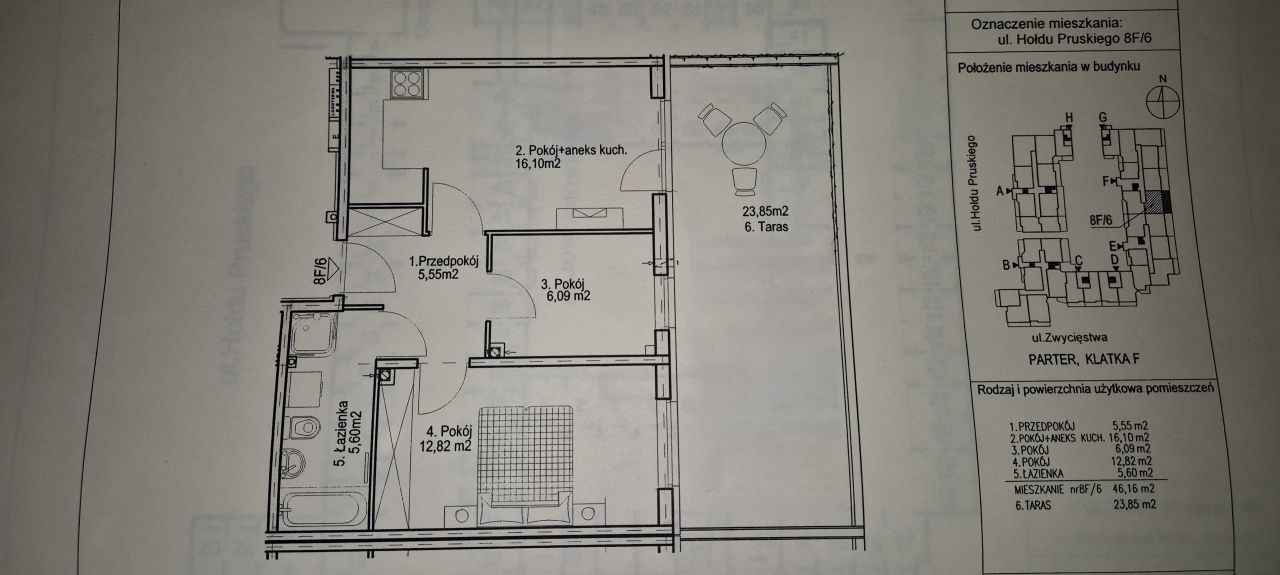 Mieszkanie 3-pokojowe Koszalin, ul. Hołdu Pruskiego. Zdjęcie 13