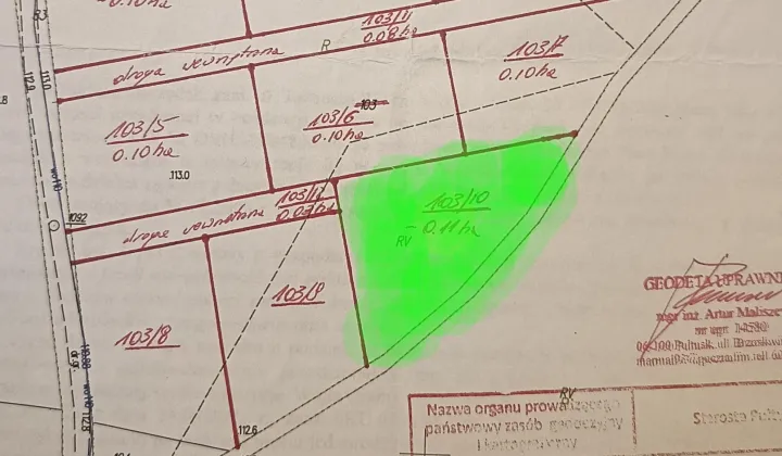 Działka budowlana Budy Ciepielińskie