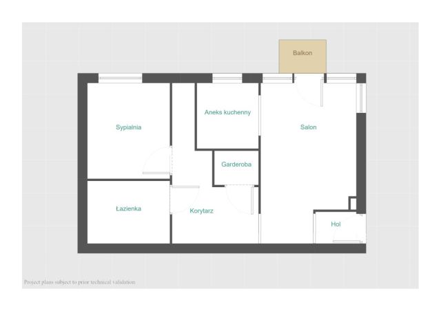 Mieszkanie 2-pokojowe Poznań Łazarz, ul. Wojskowa. Zdjęcie 22