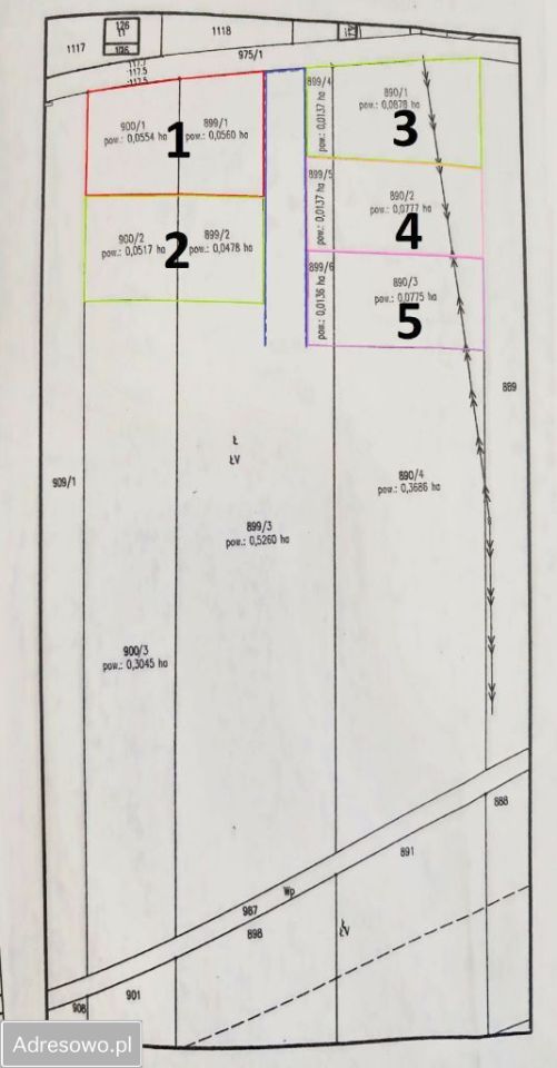 Działka budowlana Huta Harych. Zdjęcie 3