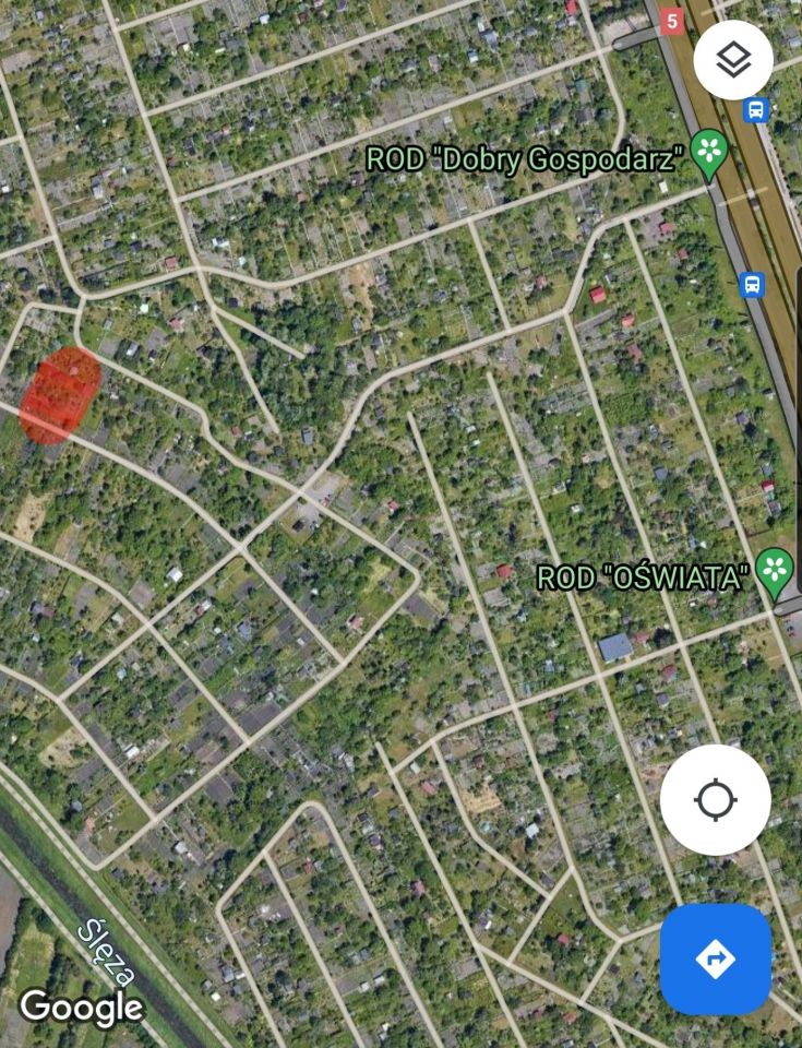 Działka rod Wrocław Fabryczna, ul. Klecińska. Zdjęcie 5