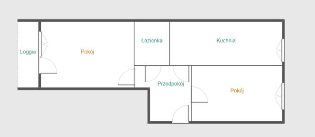 Mieszkanie 2-pokojowe Rzeszów, ul. Dąbrówki. Zdjęcie 5