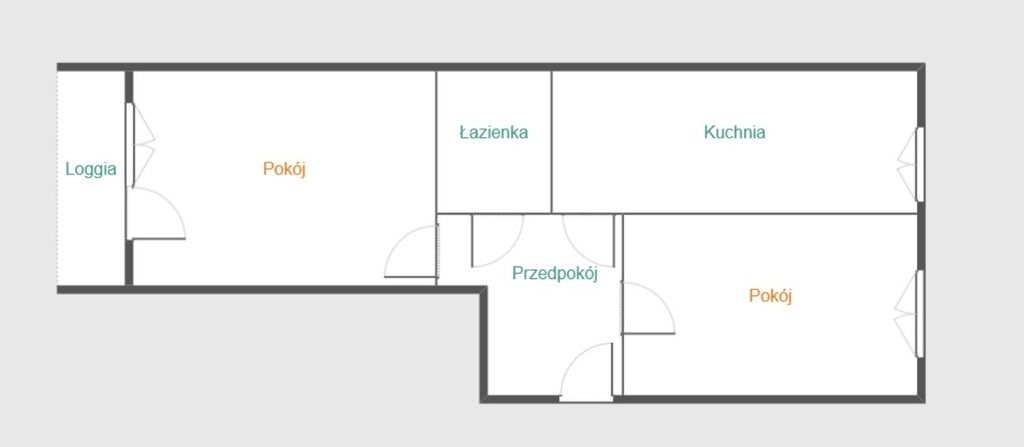 Mieszkanie 2-pokojowe Rzeszów, ul. Dąbrówki. Zdjęcie 5