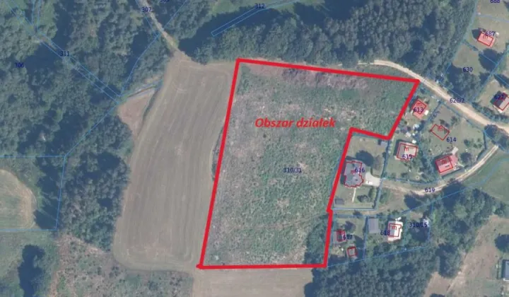 Działka budowlana Parchowo Karłowo