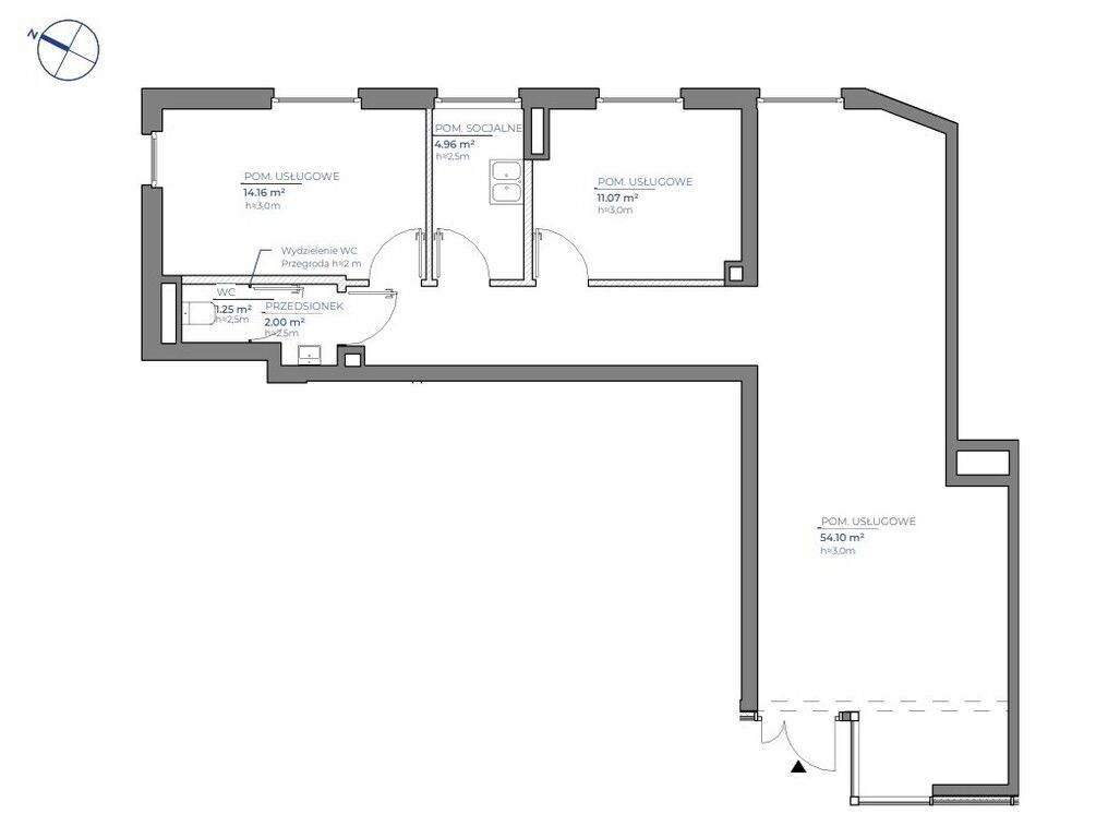 Lokal Kraków Łagiewniki-Borek Fałęcki, ul. Aleksandra Fredry. Zdjęcie 4