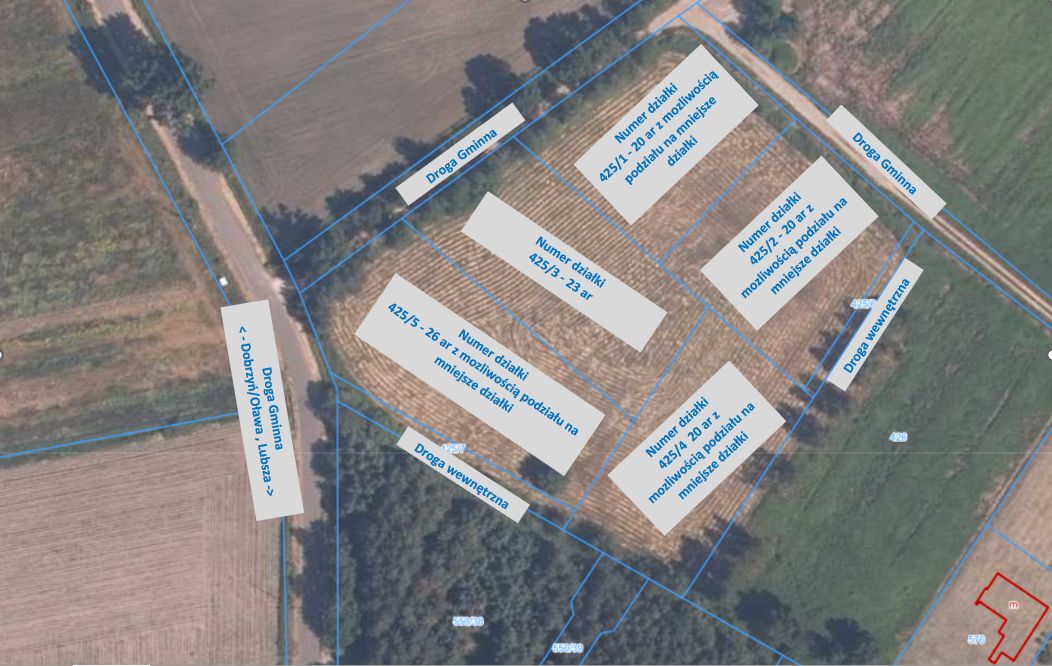 Działka budowlana Sielska Woda. Zdjęcie 3