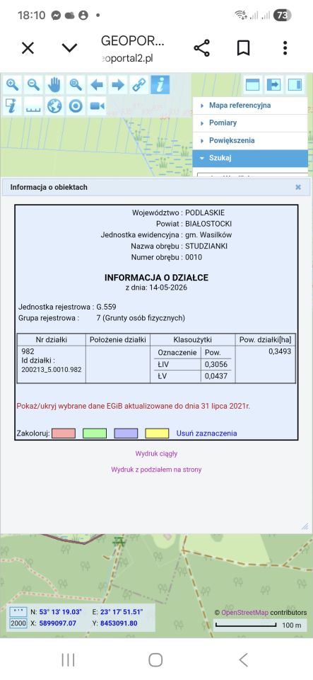 Działka rolna Studzianki, Brak. Zdjęcie 2