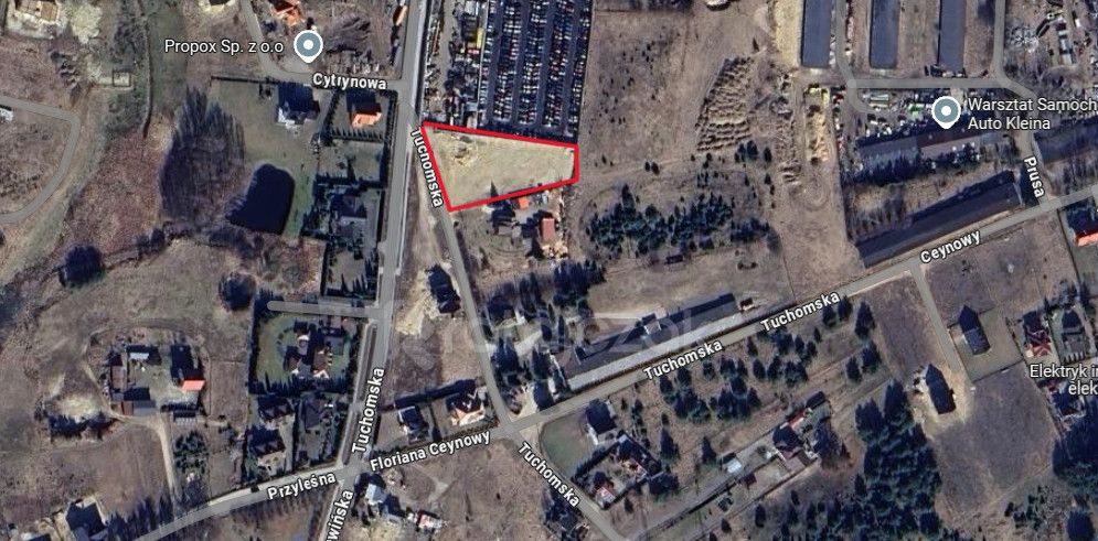 Działka inwestycyjna Chwaszczyno, ul. Tuchomska. Zdjęcie 5