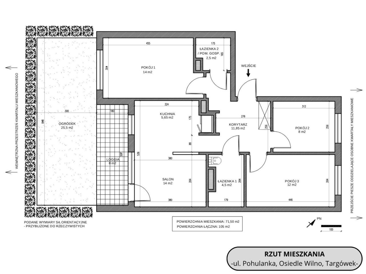 Mieszkanie 4-pokojowe Warszawa Targówek, ul. Pohulanka. Zdjęcie 1