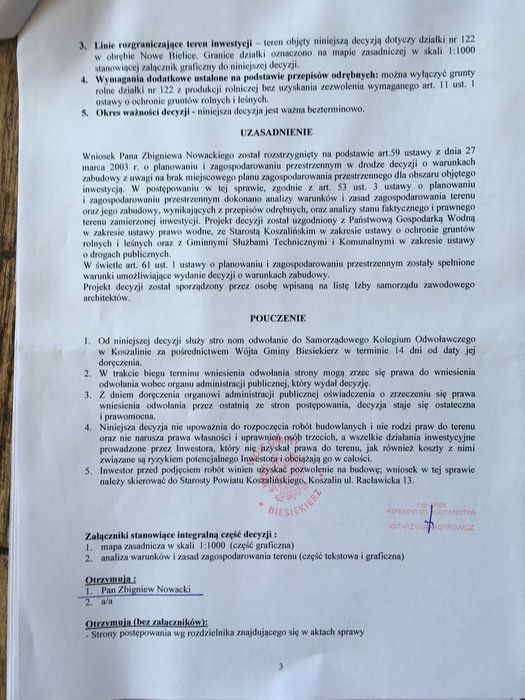 Działka rolno-budowlana Nowe Bielice, ul. Hiacyntów. Zdjęcie 4