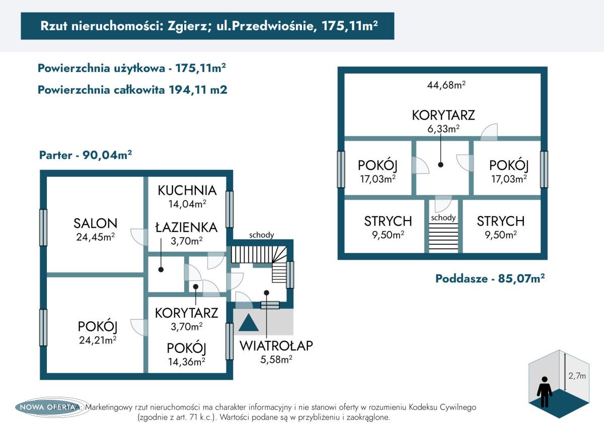 dom wolnostojący, 5 pokoi Zgierz Rudunki, ul. Przedwiośnie. Zdjęcie 20