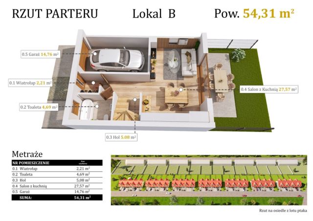 dom szeregowy, 4 pokoje Chwałowice. Zdjęcie 5