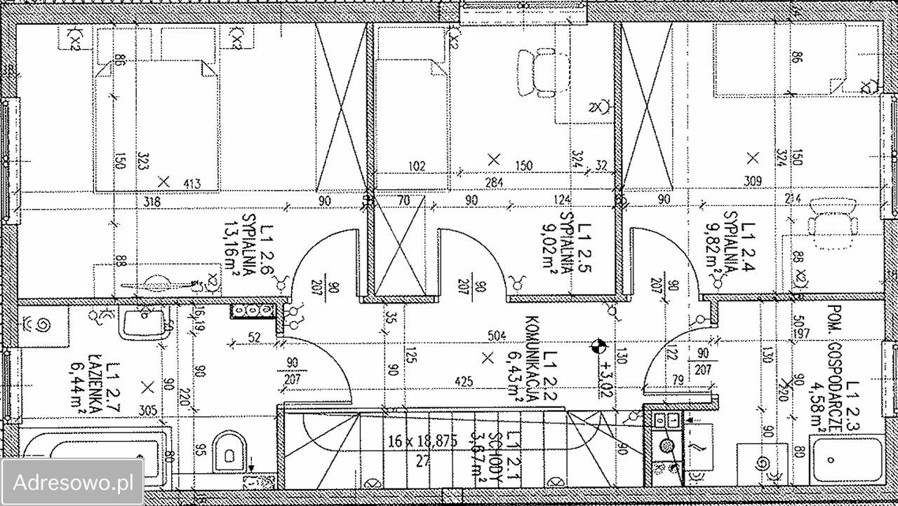 bliźniak, 4 pokoje Domaszczyn. Zdjęcie 14