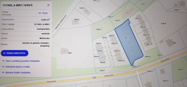 Działka inwestycyjna Wieliczka, ul. Dobczycka. Zdjęcie 8