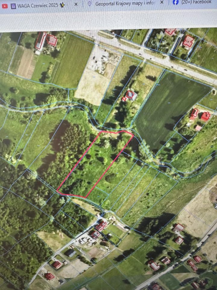 Działka rolna Borek Stary Podklasztor. Zdjęcie 2