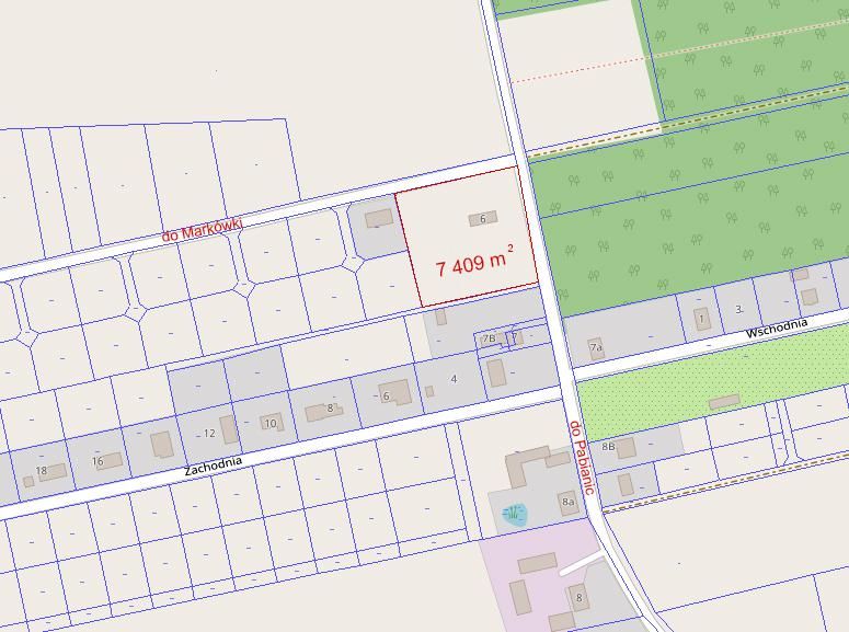 Działka budowlana Wymysłów Francuski