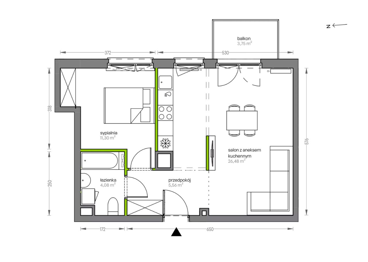 Mieszkanie 2-pokojowe Kraków Płaszów, ul. Myśliwska. Zdjęcie 25
