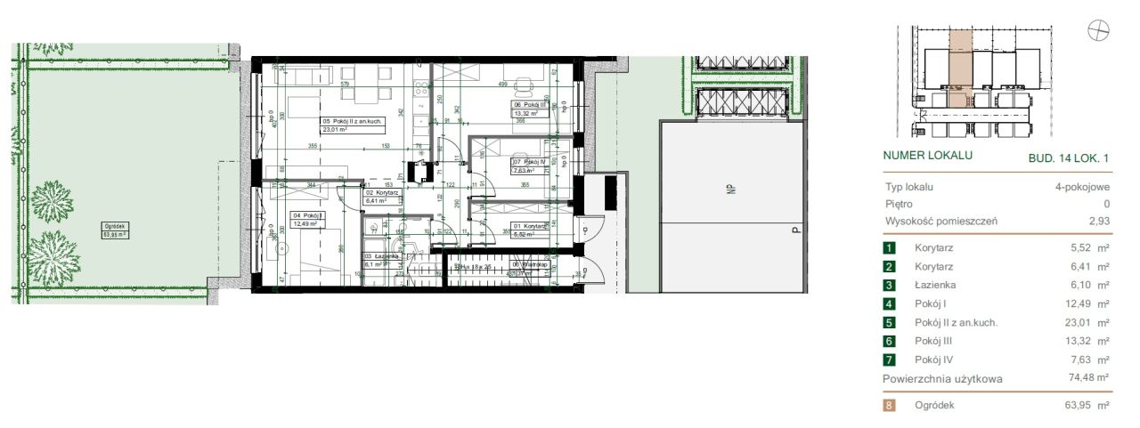 Mieszkanie 4-pokojowe Lesznowola. Zdjęcie 7