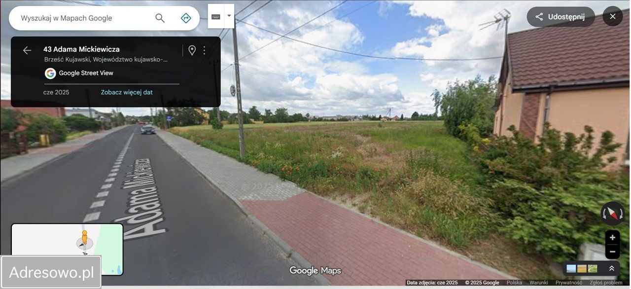 Działka budowlana Brześć Kujawski, ul. Mickiewicza. Zdjęcie 4