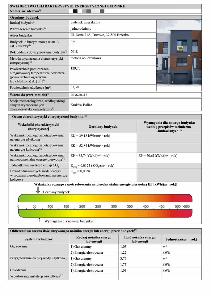 dom szeregowy, 4 pokoje Brzesko Kopaliny, ul. Jasna. Zdjęcie 21