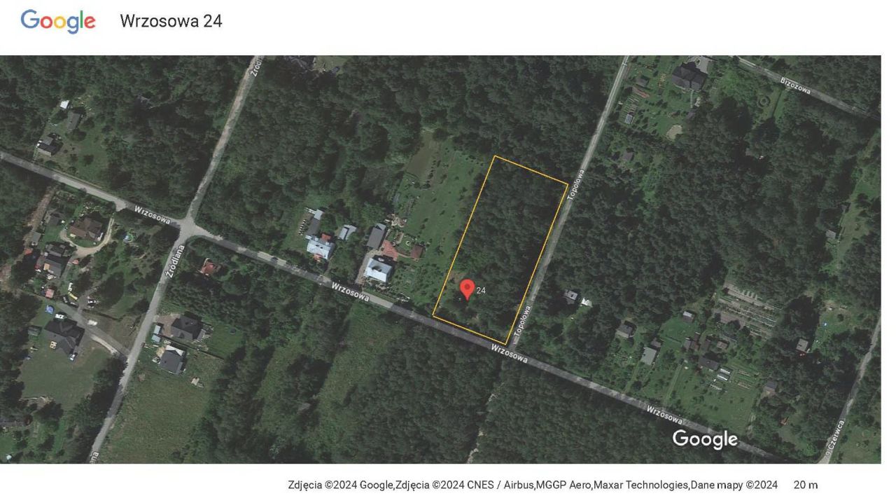 Działka budowlana Zagórze Brzask, ul. Wrzosowa. Zdjęcie 3