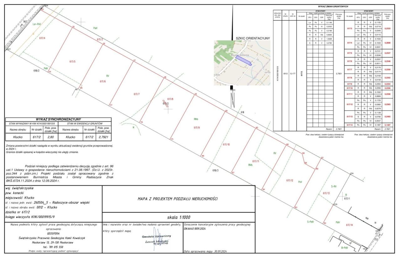 Działka budowlana Kłucko-Kolonia. Zdjęcie 2