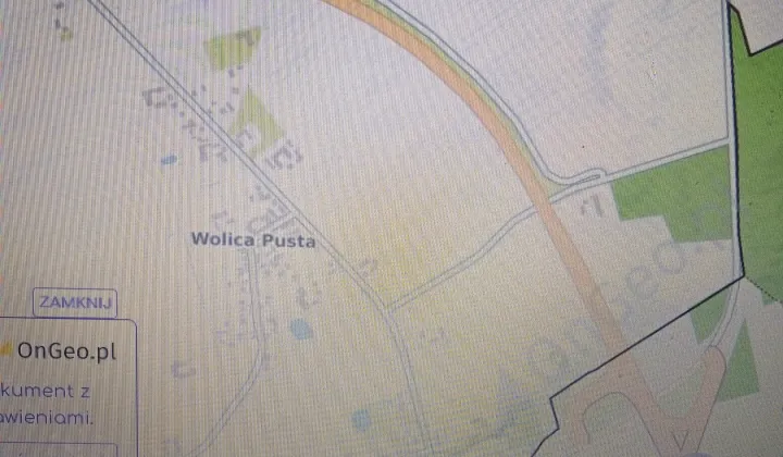 Działka budowlana Wolica Pusta