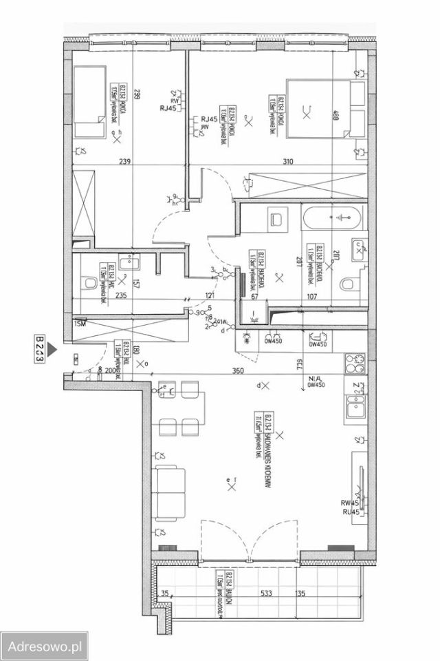 Mieszkanie 3-pokojowe Warszawa Marysin Wawerski, ul. Korkowa. Zdjęcie 17
