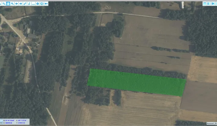 Działka leśna Czerwonka