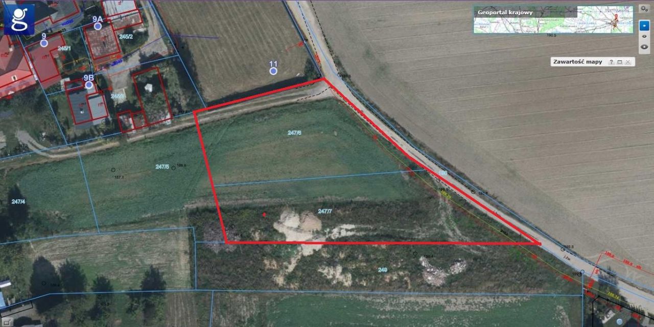 Działka inwestycyjna Lublin Głusk, ul. Parafialna