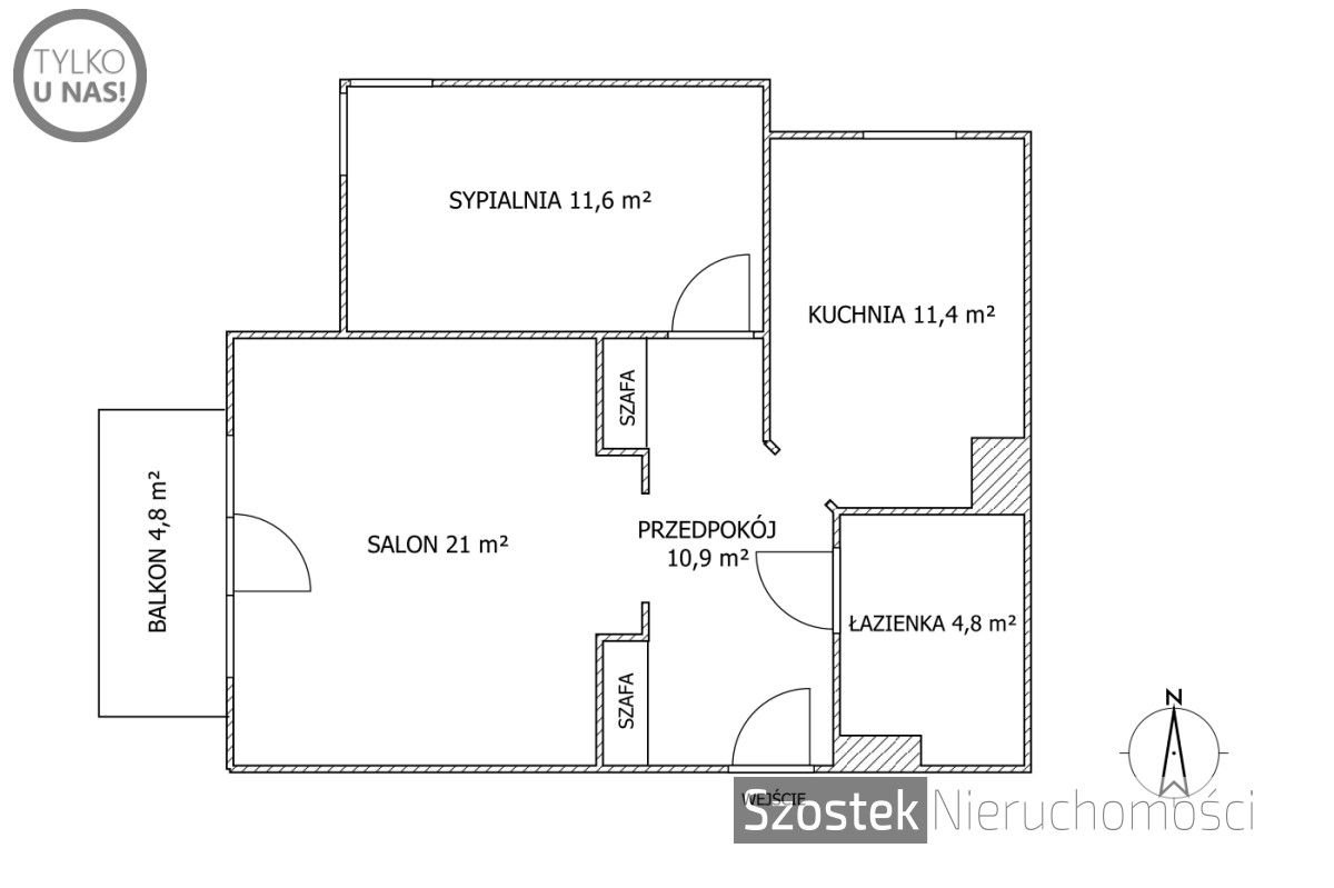 Mieszkanie 2-pokojowe Częstochowa Parkitka, ul. Mazowiecka. Zdjęcie 18