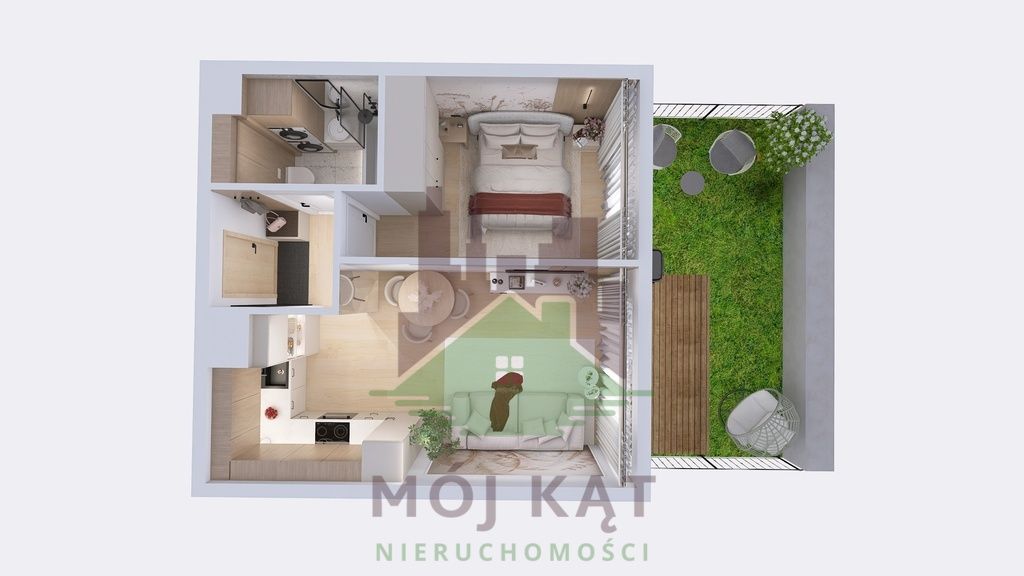 Mieszkanie 2-pokojowe Lublin Ponikwoda, ul. Daliowa. Zdjęcie 8