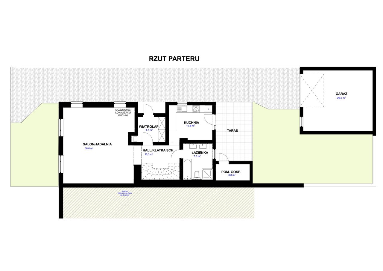 bliźniak, 4 pokoje Opole Zakrzów, ul. Wiśniowa. Zdjęcie 18
