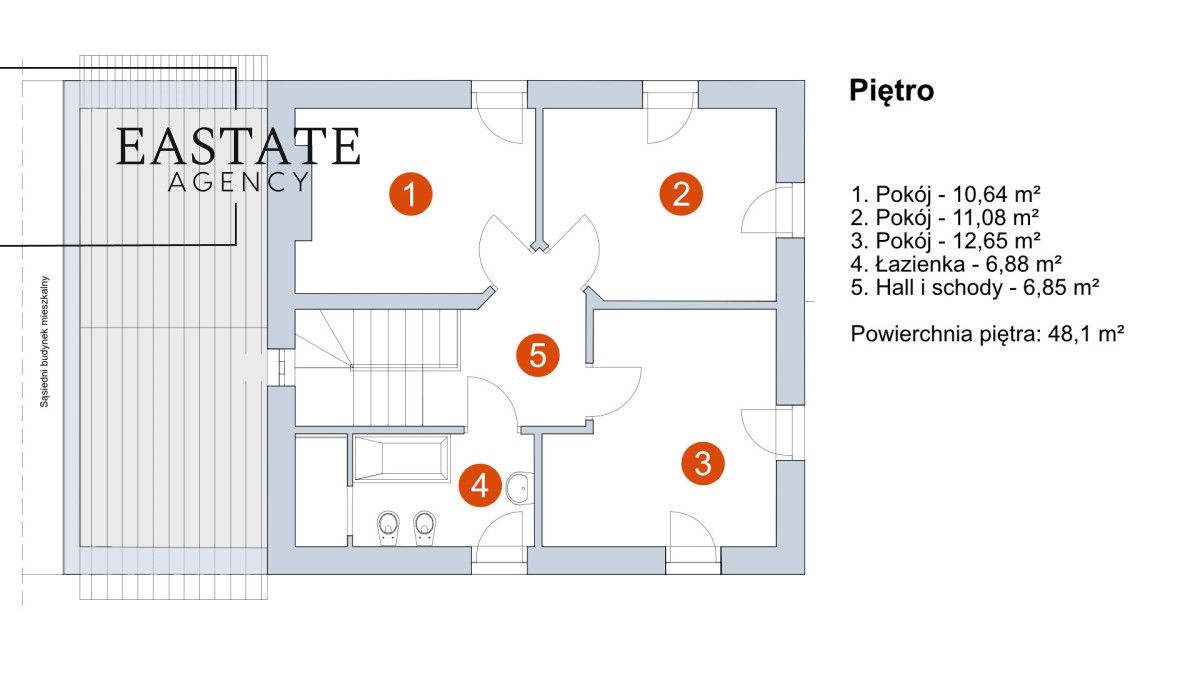 bliźniak, 4 pokoje Grądy. Zdjęcie 12