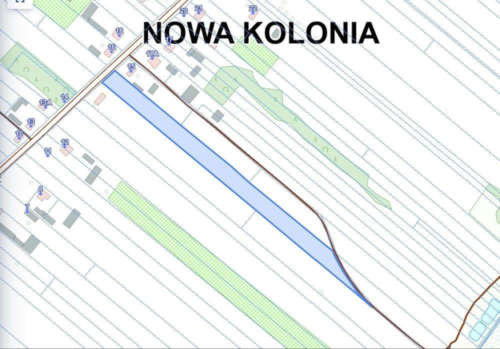 Działka rolno-budowlana Staw Noakowski-Kolonia