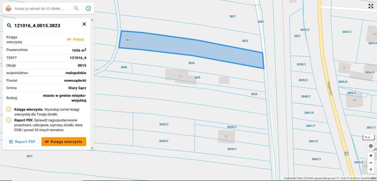 Działka budowlana Stary Sącz Cyganowice, ul. Węgierska. Zdjęcie 3