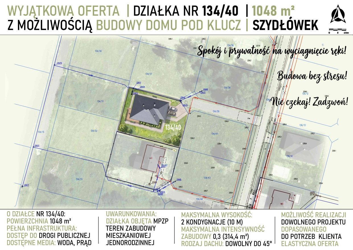 Działka budowlana Szydłówek. Zdjęcie 3