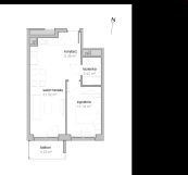 Mieszkanie 2-pokojowe Wrocław Tarnogaj, ul. Piękna. Zdjęcie 4