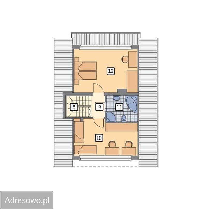 dom wolnostojący, 4 pokoje Mielno, ul. Spokojna. Zdjęcie 13