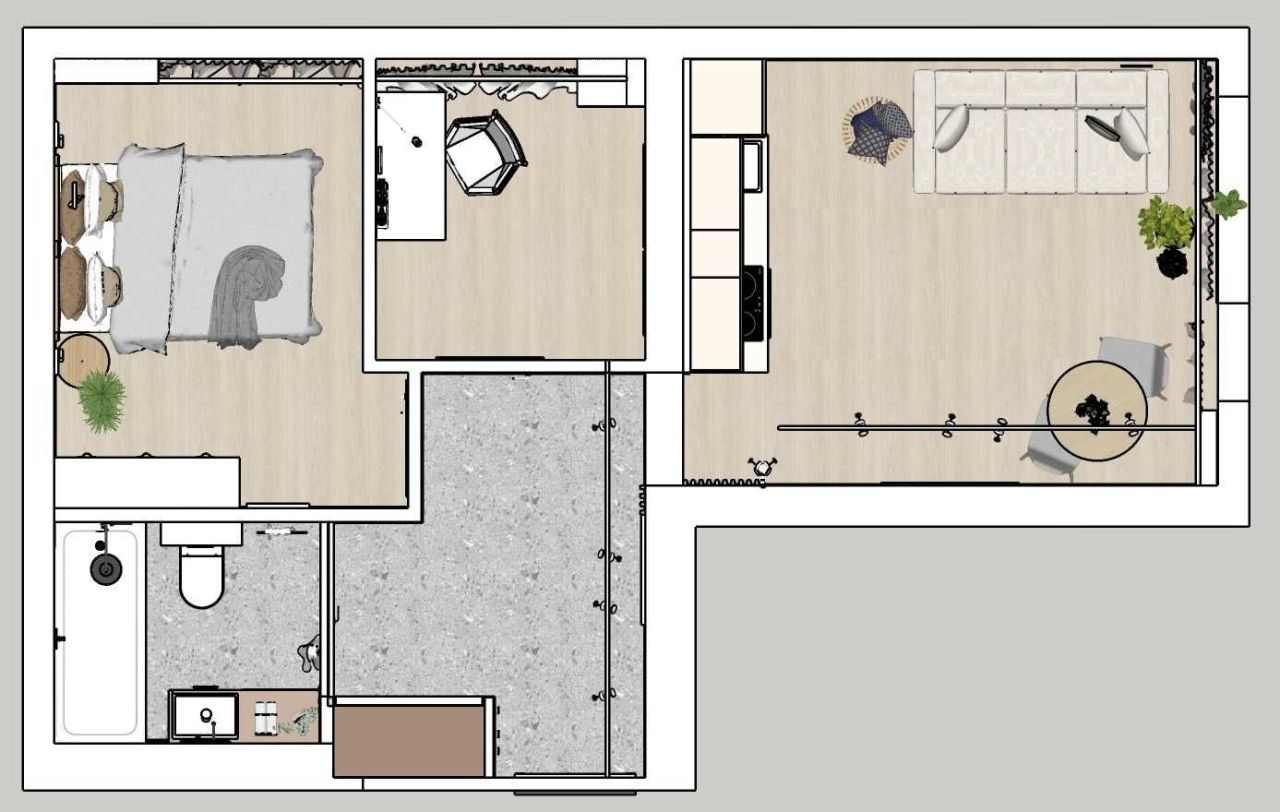 Mieszkanie 2-pokojowe Grudziądz Centrum, ul. Narutowicza. Zdjęcie 8