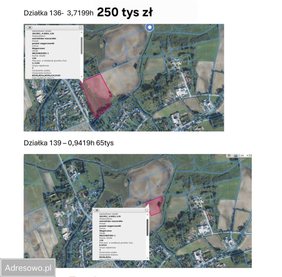 Działka rolna Węgorzewo, ul. Armii Krajowej. Zdjęcie 4