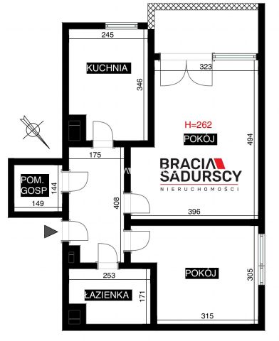 Mieszkanie 2-pokojowe Kraków Czyżyny, ul. Bolesława Orlińskiego. Zdjęcie 22