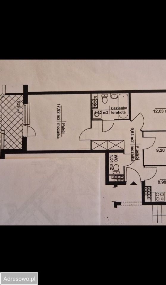 Mieszkanie 3-pokojowe Warszawa Białołęka, ul. Myśliborska. Zdjęcie 13